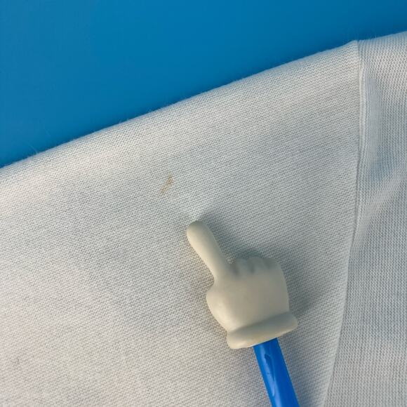 90s cardigan sweater ivory Zeneca Pharmaceuticals 1990s vintage - Picture 6 of 6